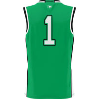 #1 North Dakota GameDay Greats Lightweight Basketball Jersey - Green