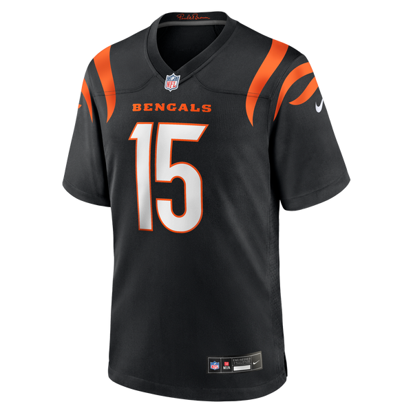 Cincinnati Bengals Charlie Jones Nike Black Team Game Jersey