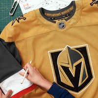 Vegas Golden Knights Fanatics Gold Home Authentic Pro Custom Jersey