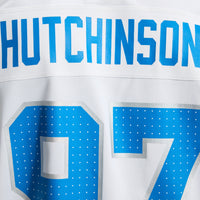 Detroit Lions Aidan Hutchinson Nike White Game Jersey