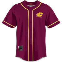 Central Michigan Chippewas GameDay Greats Lightweight Baseball Jersey - Maroon