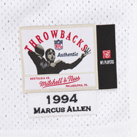Kansas City Chiefs 1994 Marcus Allen Mitchell & Ness White Authentic Throwback Retired Player Jersey