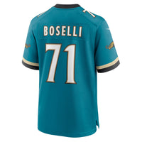Jacksonville Jaguars Tony Boselli Nike Teal Prowler Throwback Retired Player Game Jersey