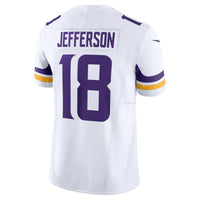 Minnesota Vikings Justin Jefferson Nike White Vapor F.U.S.E. Limited Jersey