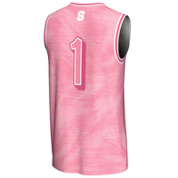 #1 Syracuse Orange GameDay Greats Lightweight Basketball Fashion Jersey - Pink