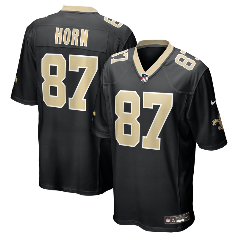 New Orleans Saints Joe Horn Nike Black Game Retired Player Jersey