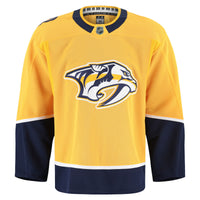 Nashville Predators Fanatics Yellow Home Authentic Pro Jersey