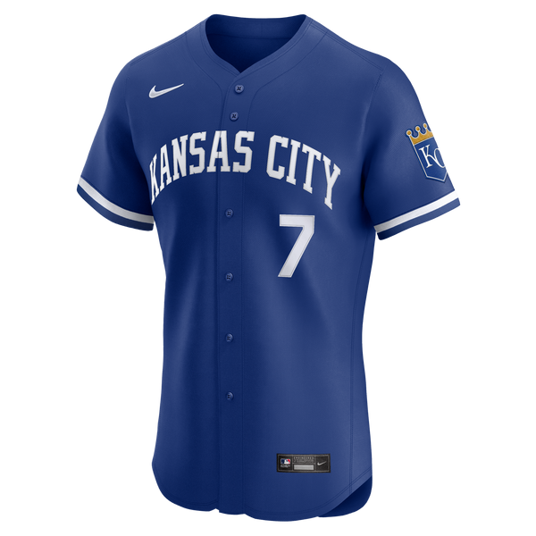 Kansas City Royals Bobby Witt Jr. Nike Royal Alternate 2 Elite Player Jersey