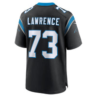 Carolina Panthers Rashard Lawrence Nike Black Game Jersey