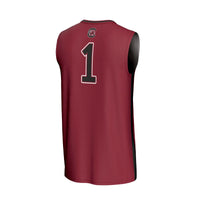 #1 South Carolina Gamecocks GameDay Greats Lightweight Collegiate Basketball Fashion Jersey - Garnet