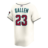 Arizona Diamondbacks Zac Gallen Nike Cream Home Limited Player Jersey