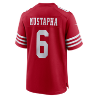 San Francisco 49ers Malik Mustapha Nike Scarlet Game Jersey
