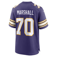 Minnesota Vikings Jim Marshall Nike Purple Retired Player Alternate Game Jersey