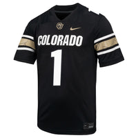 #1 Colorado Buffaloes Nike Throwback Game Jersey - Black