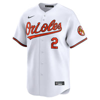 Baltimore Orioles Gunnar Henderson Nike White Home Limited Player Jersey