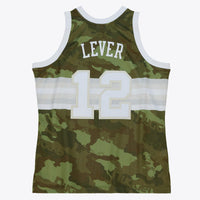 Denver Nuggets Mitchell & Ness 1987 Ghost Camo Swingman Jersey Lafayette "Fat" Lever - Green