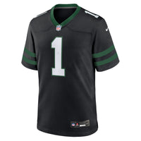 New York Jets Ahmad Sauce Gardner Nike Legacy Black Alternate Game Jersey