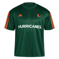 Miami Hurricanes adidas Soccer Fashion Jersey - Green