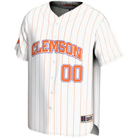Clemson Tigers GameDay Greats NIL Pick-A-Player Lightweight Baseball Jersey - White