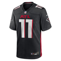 Atlanta Falcons Jalon Walker Nike Black Team Game Jersey