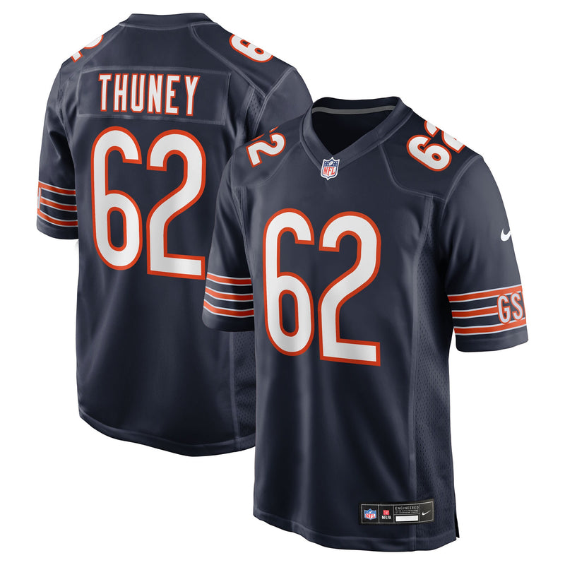 Chicago Bears Joe Thuney Nike Navy Team Game Jersey