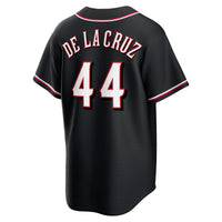 Cincinnati Reds Elly De La Cruz Nike Fashion Replica Black Out Jersey