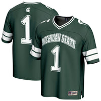 #1 Michigan State Spartans GameDay Greats Lightweight Collegiate Football Fashion Jersey - Green