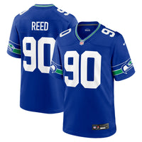 Seattle Seahawks Jarran Reed Nike Royal Alternate Game Jersey