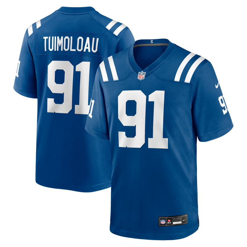 Indianapolis Colts JT Tuimoloau Nike Royal Team Game Jersey