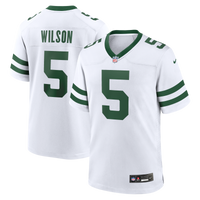 New York Jets Garrett Wilson Nike Legacy White Game Jersey