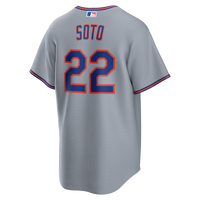 New York Mets Juan Soto Nike Gray Road Replica Jersey