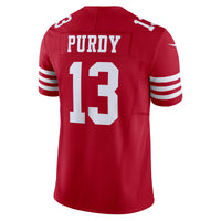 San Francisco 49ers Brock Purdy Nike Scarlet Vapor F.U.S.E. Limited Jersey