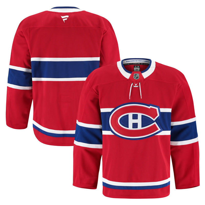 Montreal Canadiens Fanatics Red Home Authentic Pro Jersey