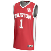 #1 Houston Cougars GameDay Greats Lightweight Basketball Jersey - Red