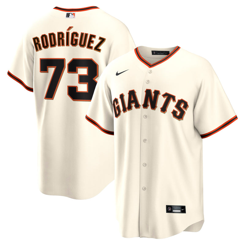 San Francisco Giants Randy Rodríguez Nike Cream Home Replica Jersey