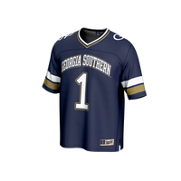 #1 Georgia Southern Eagles GameDay Greats Lightweight Collegiate Football Fashion Jersey - Blue