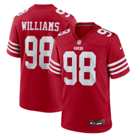 San Francisco 49ers Mykel Williams Nike Scarlet Game Player Jersey