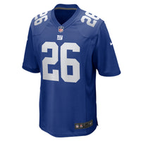 New York Giants Devin Singletary Nike Royal Team Game Jersey