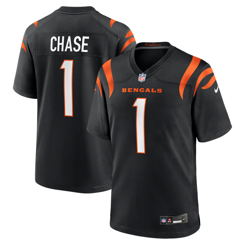 Cincinnati Bengals Ja'Marr Chase Nike Black Game Jersey