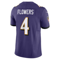 Baltimore Ravens Zay Flowers Nike Purple Vapor F.U.S.E. Limited Jersey