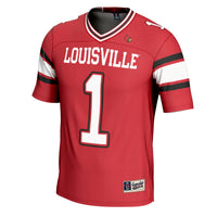 #1 Louisville Cardinals GameDay Greats Football Jersey - Cardinal