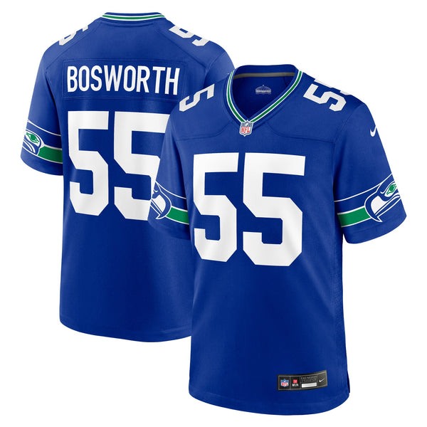 Seattle Seahawks Brian Bosworth Nike Royal Retired Player Alternate Game Jersey