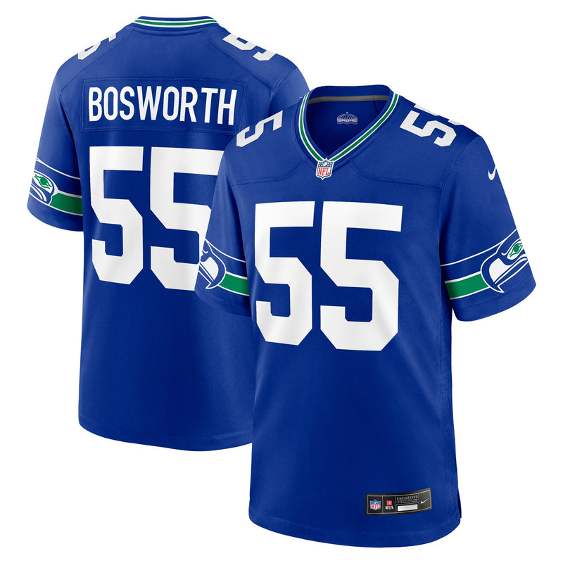 Seattle Seahawks Brian Bosworth Nike Royal Retired Player Alternate Game Jersey