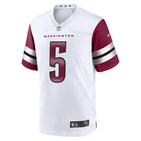 Washington Commanders Jayden Daniels Nike White Player Game Jersey
