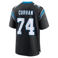 Carolina Panthers Jake Curhan Nike Black Team Game Jersey