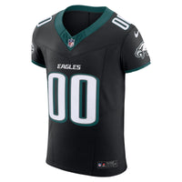 Philadelphia Eagles Nike Black Alternate Vapor F.U.S.E. Elite Custom Jersey