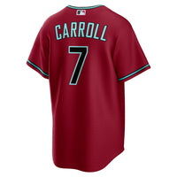 Arizona Diamondbacks Corbin Carroll Nike Crimson Alternate 2 Replica Jersey