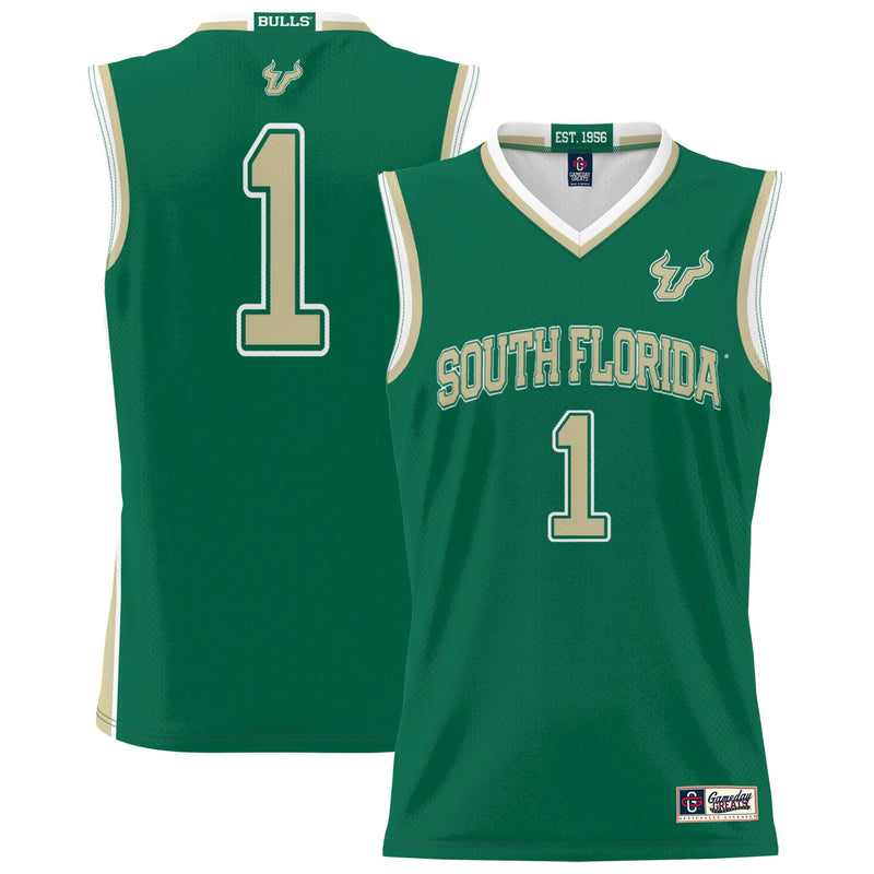 #1 South Florida Bulls GameDay Greats Lightweight Basketball Jersey - Green