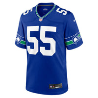 Seattle Seahawks Brian Bosworth Nike Royal Retired Player Alternate Game Jersey