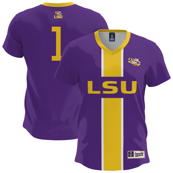 LSU Tigers GameDay Greats Lightweight Soccer Fashion Jersey - Purple